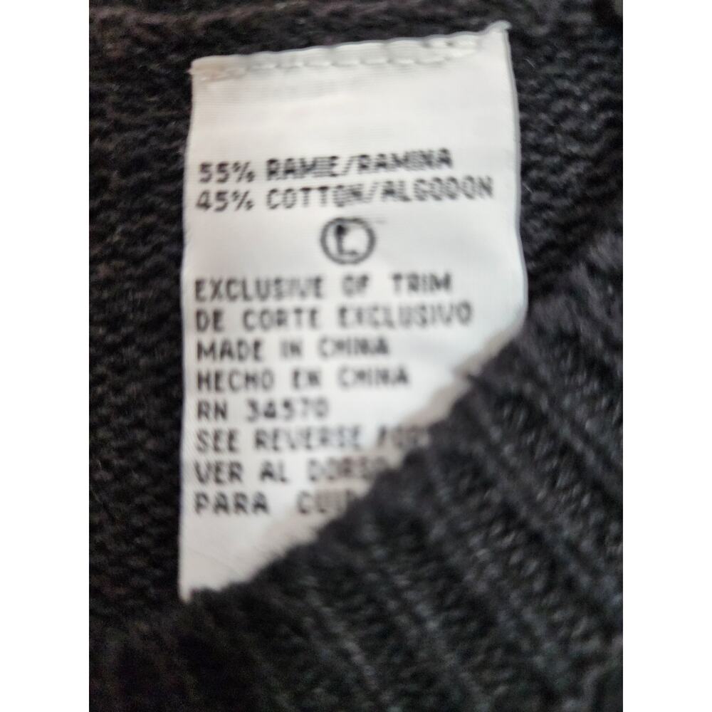 Jason Maxwell Vintage Women's Large Black Holiday Button-Up Cardigan Christmas - Picture 4 of 8